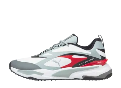 Puma Golf GS Fast Rubber Out Sole "Puma White/High Rise/High Risk Red"