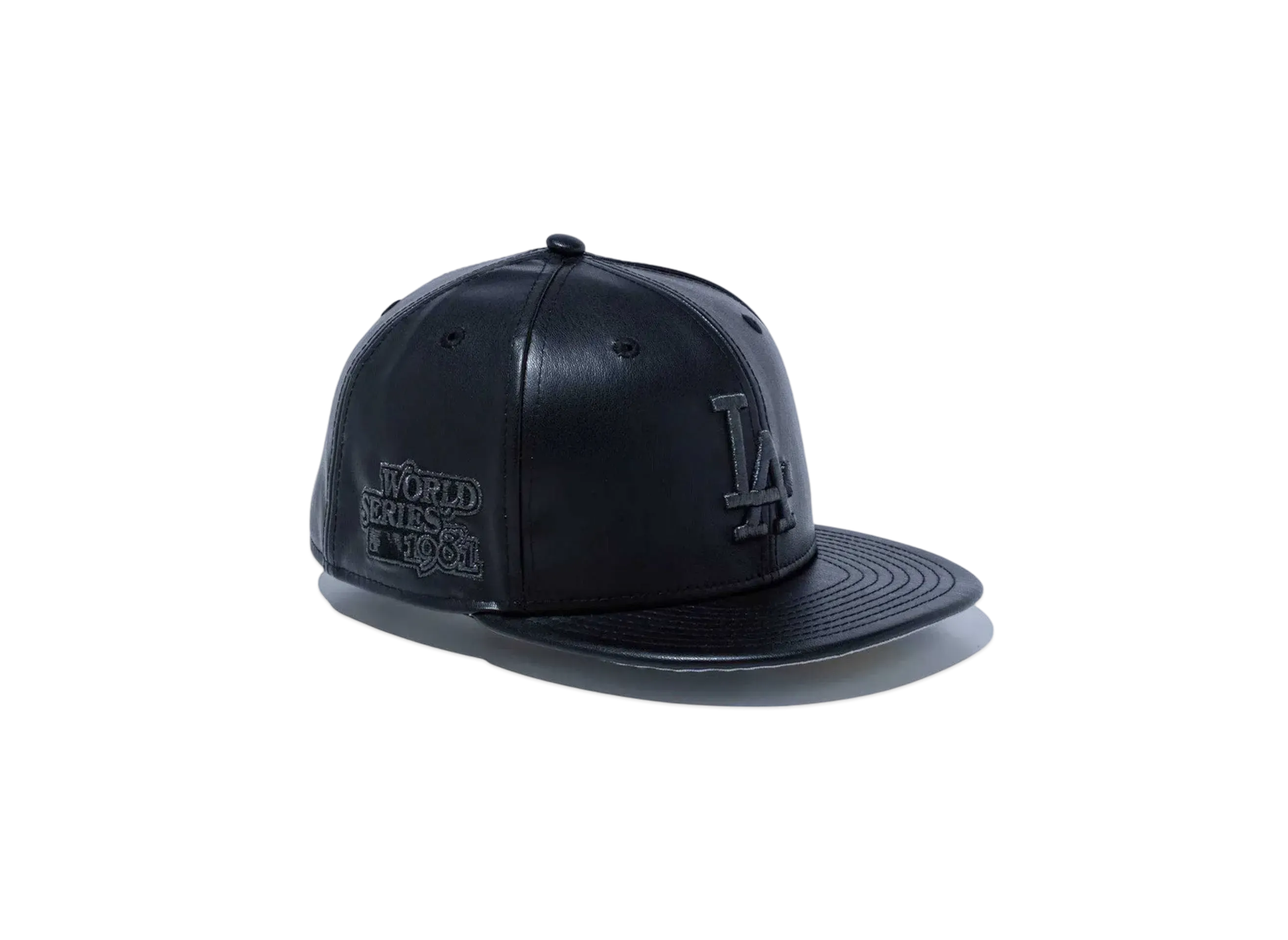 NEW ERA 59Fifty Apple Leather Los Angeles Dodgers "Black"