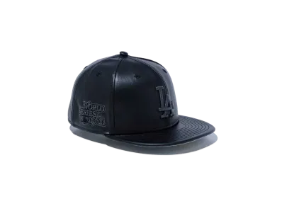 NEW ERA 59Fifty Apple Leather Los Angeles Dodgers "Black"