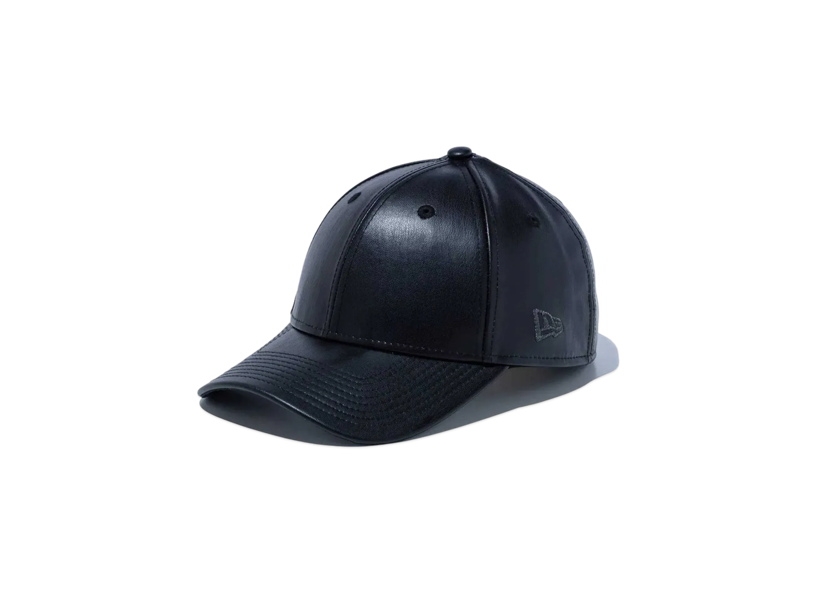 NEW ERA 9Forty Apple Leather "Black"