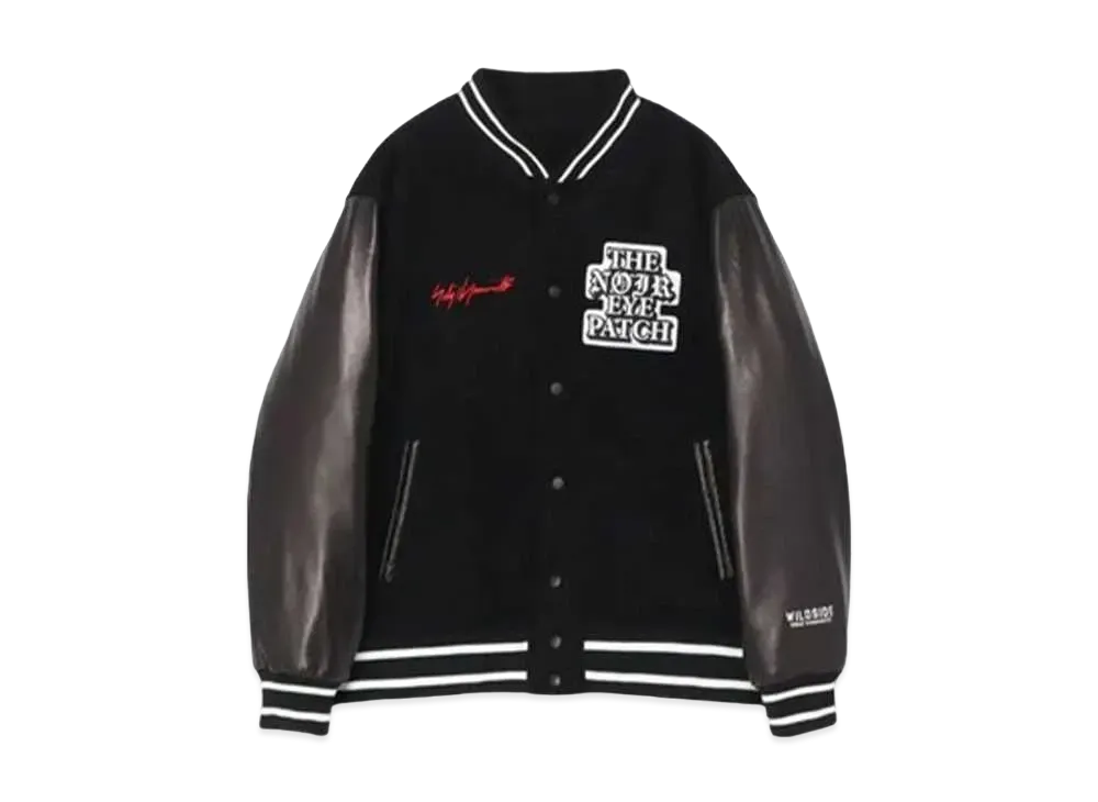 Wildside Yohji Yamamoto x BlackEyePatch Varsity Jacket "Black"