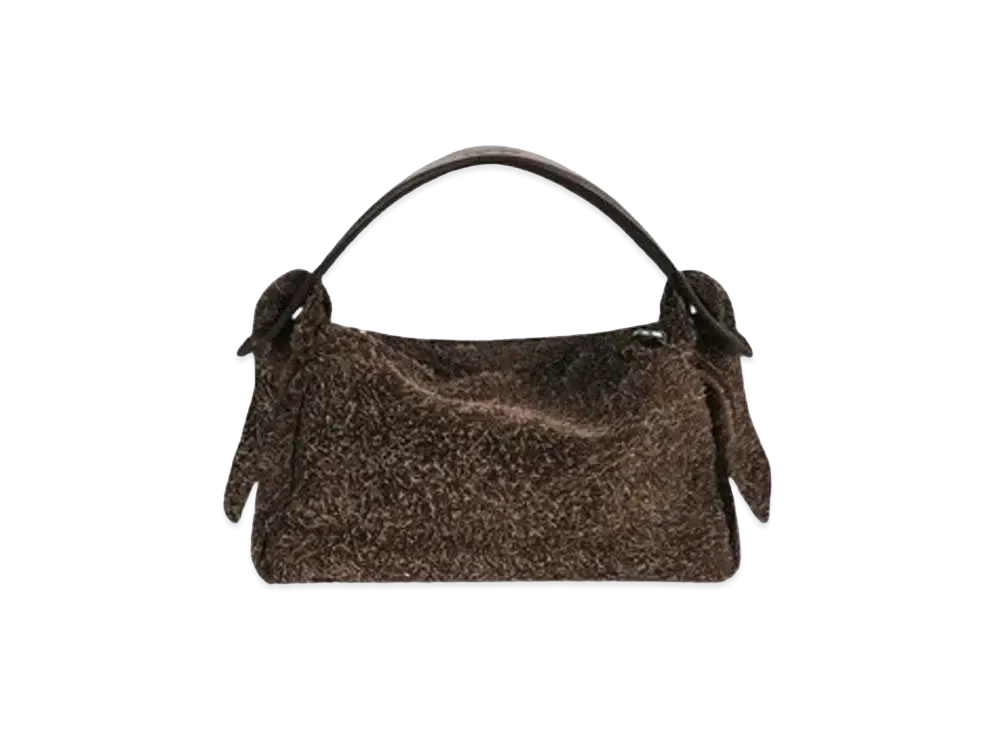 KENZO 'Furoshiki' Suede Bag "Dark Brown"