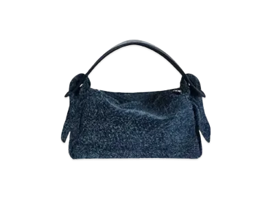KENZO 'Furoshiki' Suede Bag "Midnight Blue"