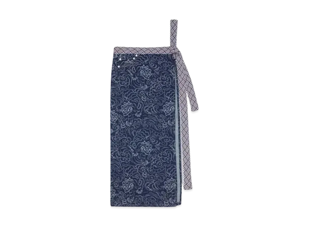 KENZO 'Star Tiger' Apron in Japanese Denim "Rinse Blue Denim"