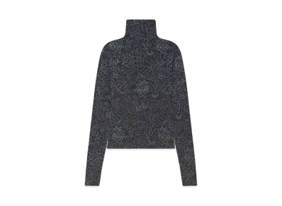 KENZO 'Star Tiger' Allover Turtleneck "Black"