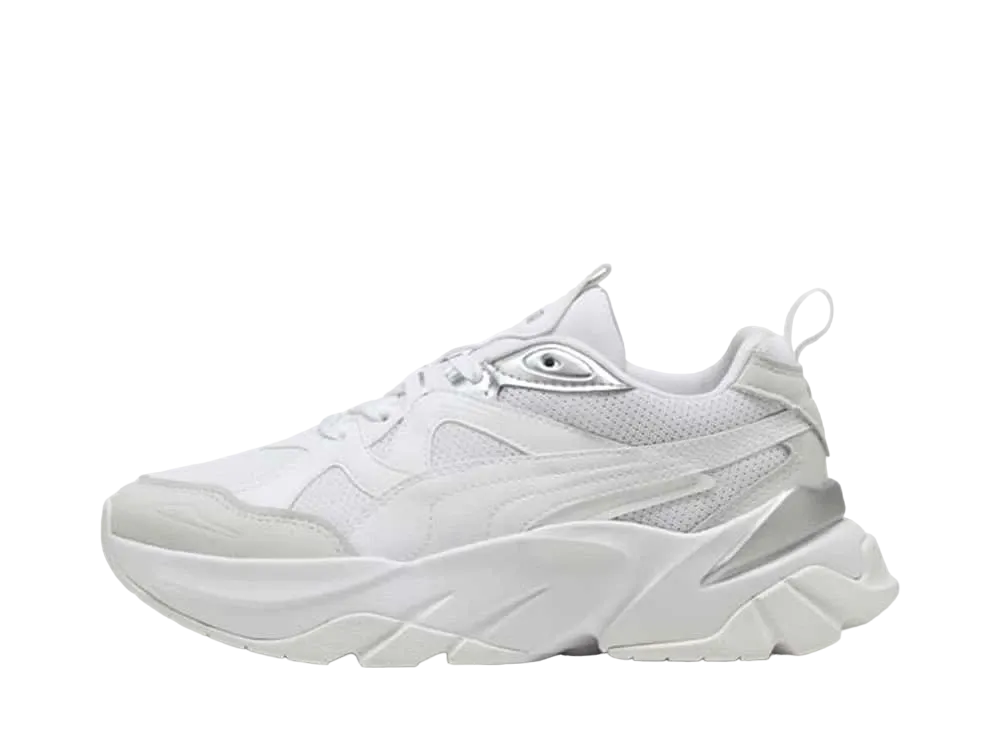 プーマ ウィメンズ ソフィア メタリック "プーマホワイト/プーマシルバー"