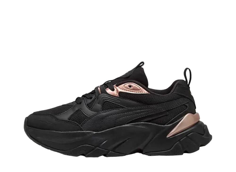 プーマ ウィメンズ ソフィア メタリック "プーマブラック/ローズゴールド"