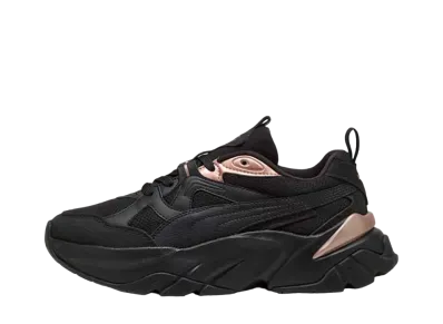 Puma Women's Sophyr Metallic "Puma Black/Rose Gold"