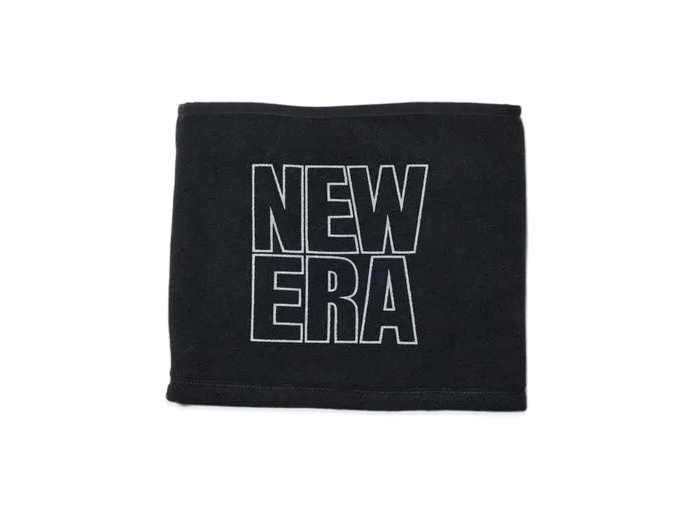 NEW ERA Fleece Neck Warmer Square New Era Outline "Black/Reflective Gray"