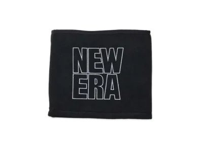 NEW ERA Fleece Neck Warmer Square New Era Outline "Black/Reflective Gray"