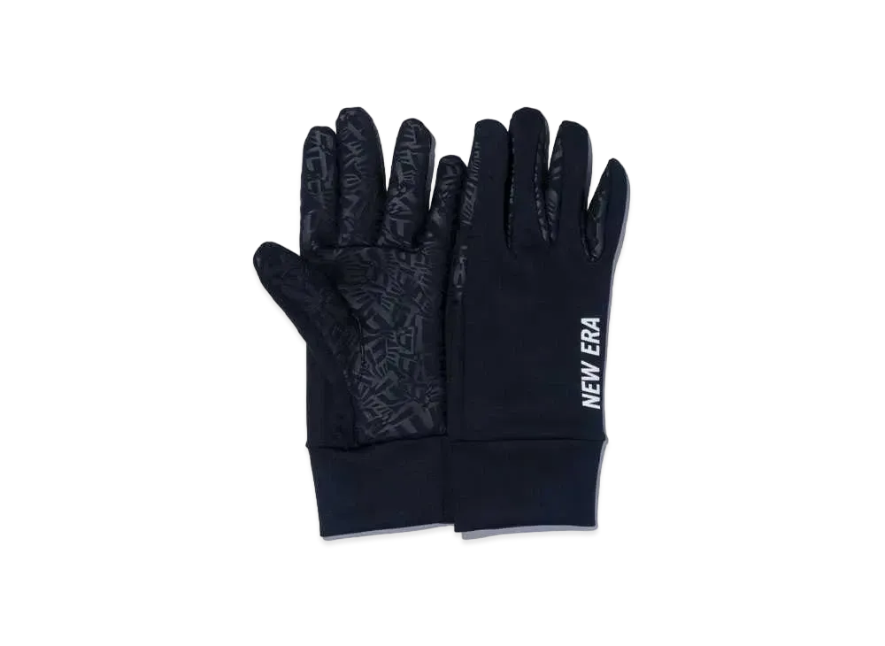 NEW ERA Fleece Warmer Glove "Black/Reflective White"