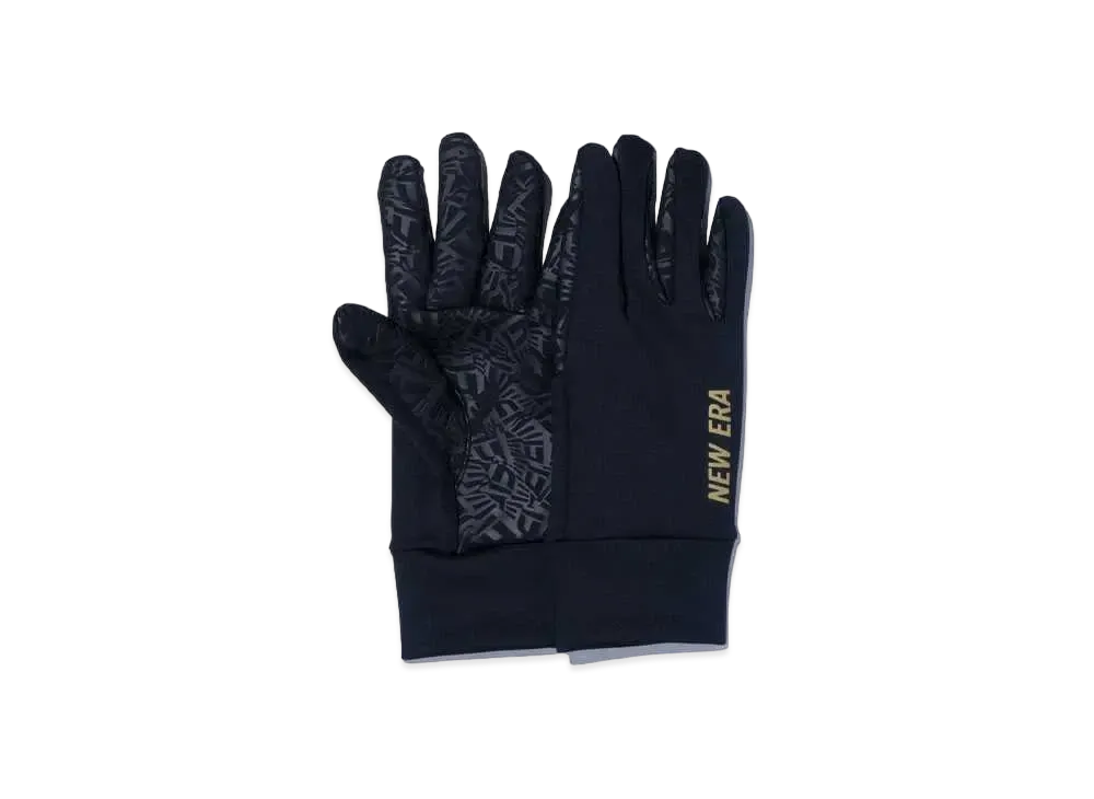 NEW ERA Fleece Warmer Glove "Black/Reflective Gold"