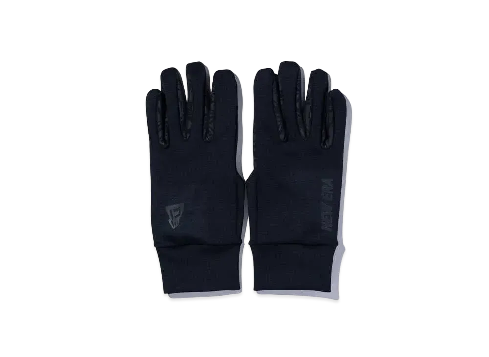 NEW ERA Fleece Warmer Glove "Black/Reflective Black"