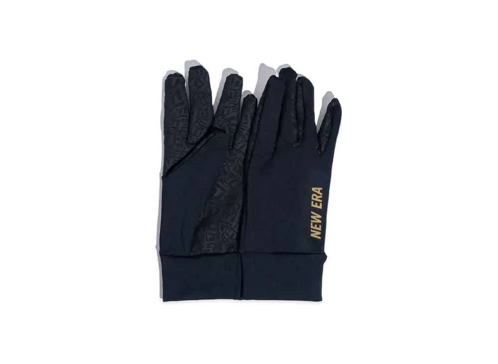 NEW ERA Fleece Warmer Glove "Black/Reflective Gold"