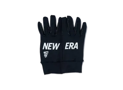 NEW ERA Fleece Warmer Glove Wordmark Logo "Black/Reflect White"