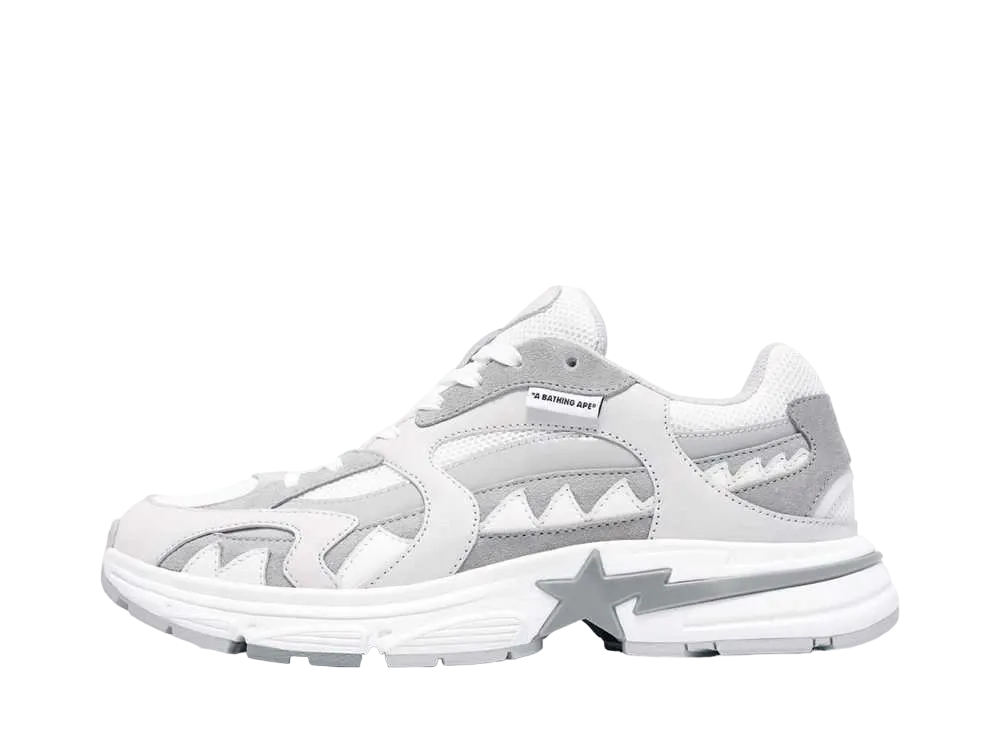 アベイシングエイプ ウィメンズ シャークスタ "ホワイト"