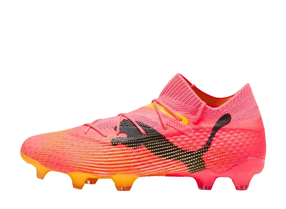 プーマ フューチャー7 アルティメット FG/AG "サンセットグロー/プーマブラック/サンストリーム"