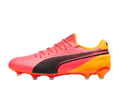 Puma King Ultimate Tricks FG/AG "Sun Stream/Puma Black/Sunset Glow"