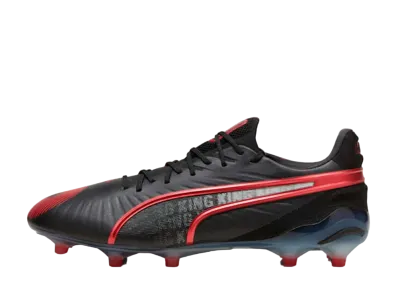 Puma King Ultimate Launch Edition FG/AG "Puma Black/Rosso Corsa"