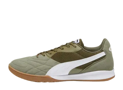 Puma King Top IT "Olive Drab/Puma White/Puma Gold"