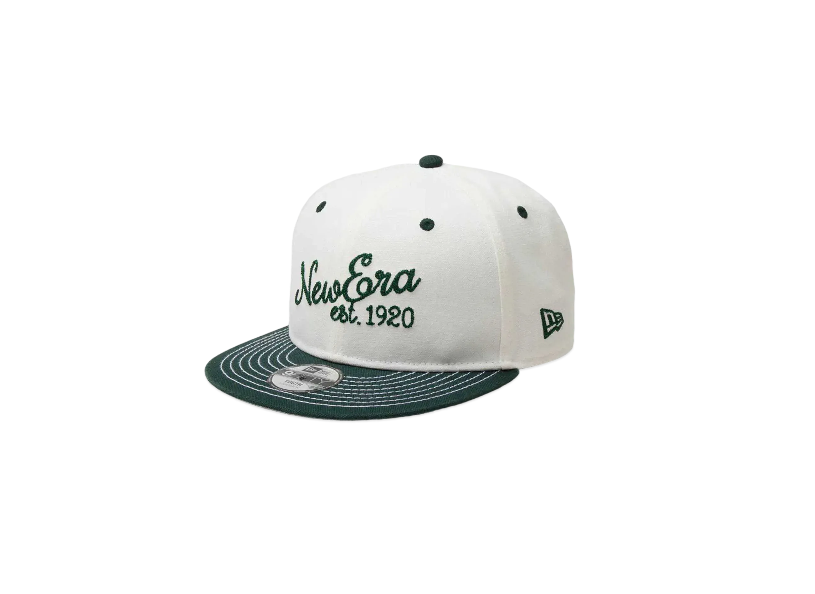 NEW ERA Youth 9Fifty 2-Tone Duck Canvas "Ivory/Dark Green"