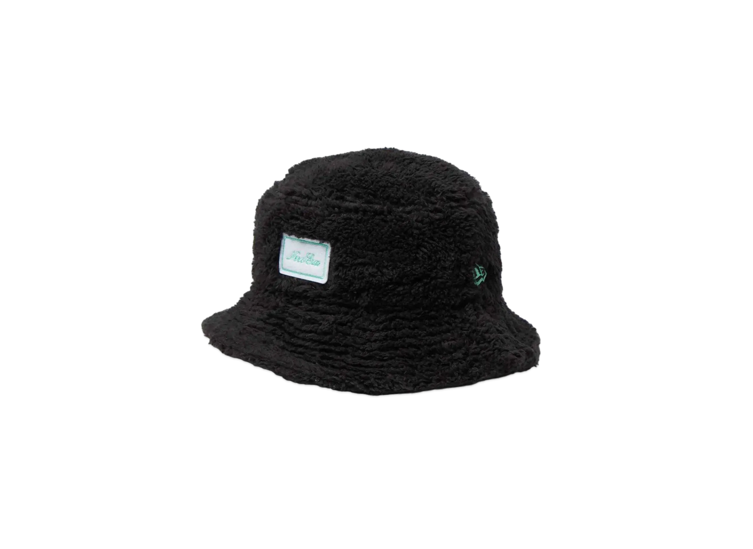 NEW ERA Kid's Bucket 01 Mink Fleece Felt Patch "Black"