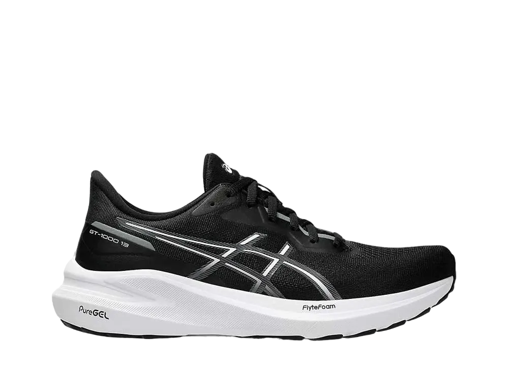 アシックス ウィメンズ GT1000 13 ワイド "ブラック/ホワイト"