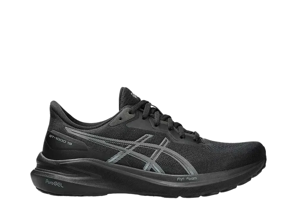 アシックス ウィメンズ GT1000 13 "ブラック/スチールグレー"