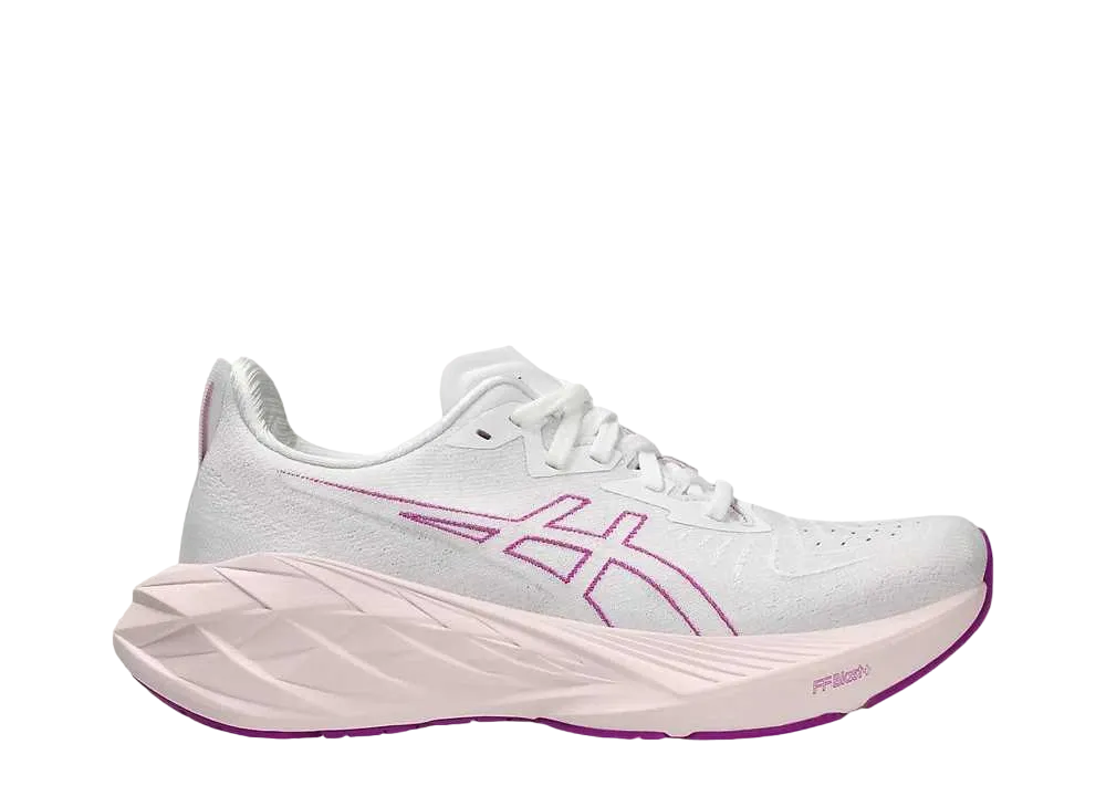 アシックス ウィメンズ ノヴァブラスト4 ワイド "ホワイト/スージングシー"