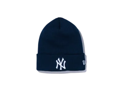 NEW ERA Basic Cuff Knit MLB Team Logo New York Yankees "Navy"
