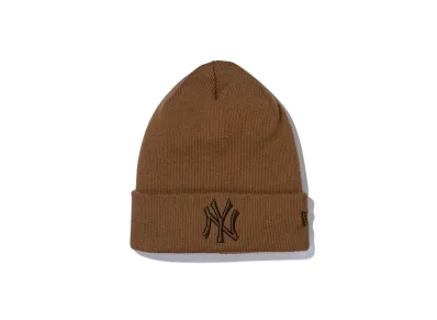 NEW ERA Basic Cuff Knit New York Yankees "Walnut"