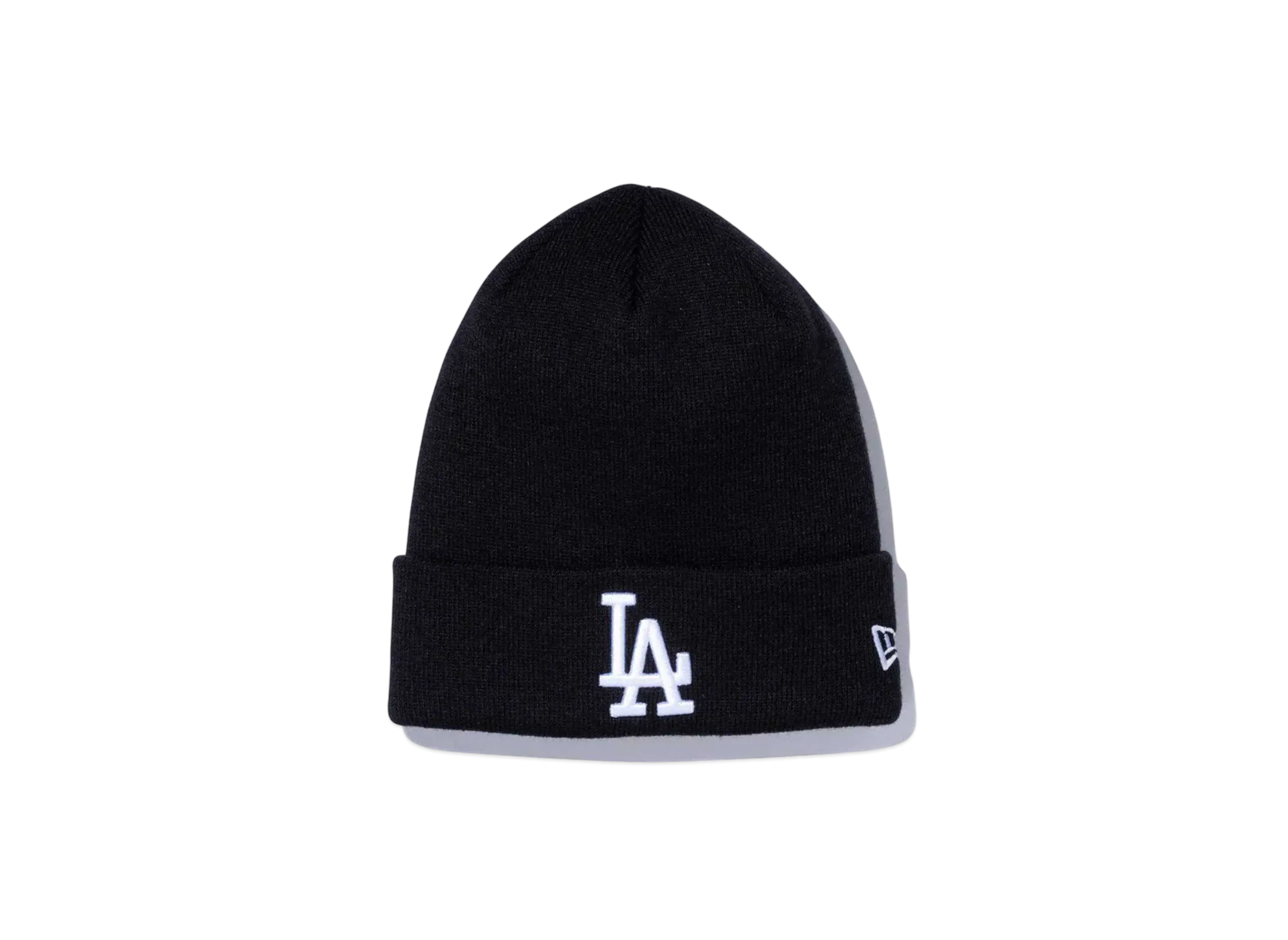 NEW ERA Basic Cuff Knit MLB Team Logo Los Angeles Dodgers "Black"