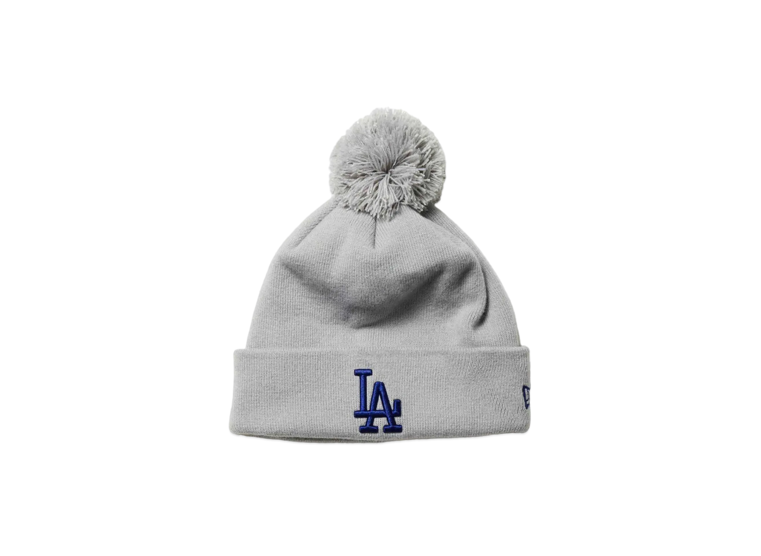 NEW ERA Pom Pom Knit Rib Los Angeles Dodgers "Light Gray"
