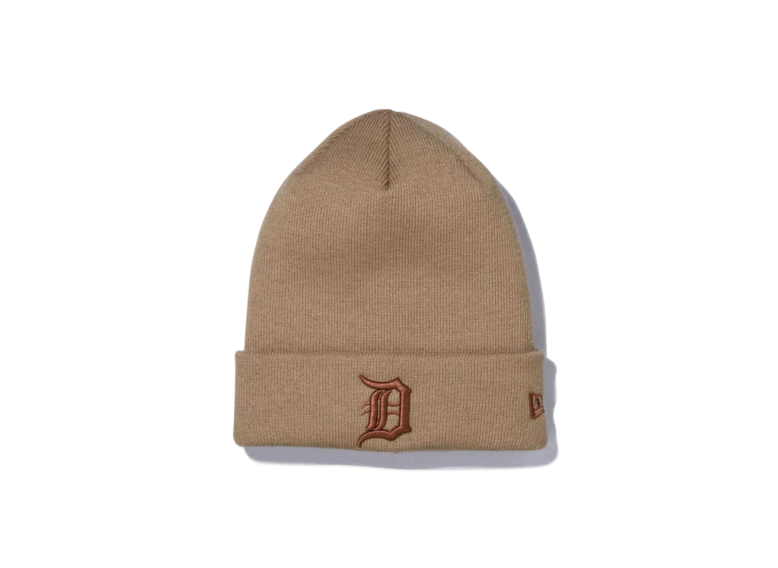 NEW ERA Basic Cuff Knit MLB Team Logo Detroit Tigers "Beige"