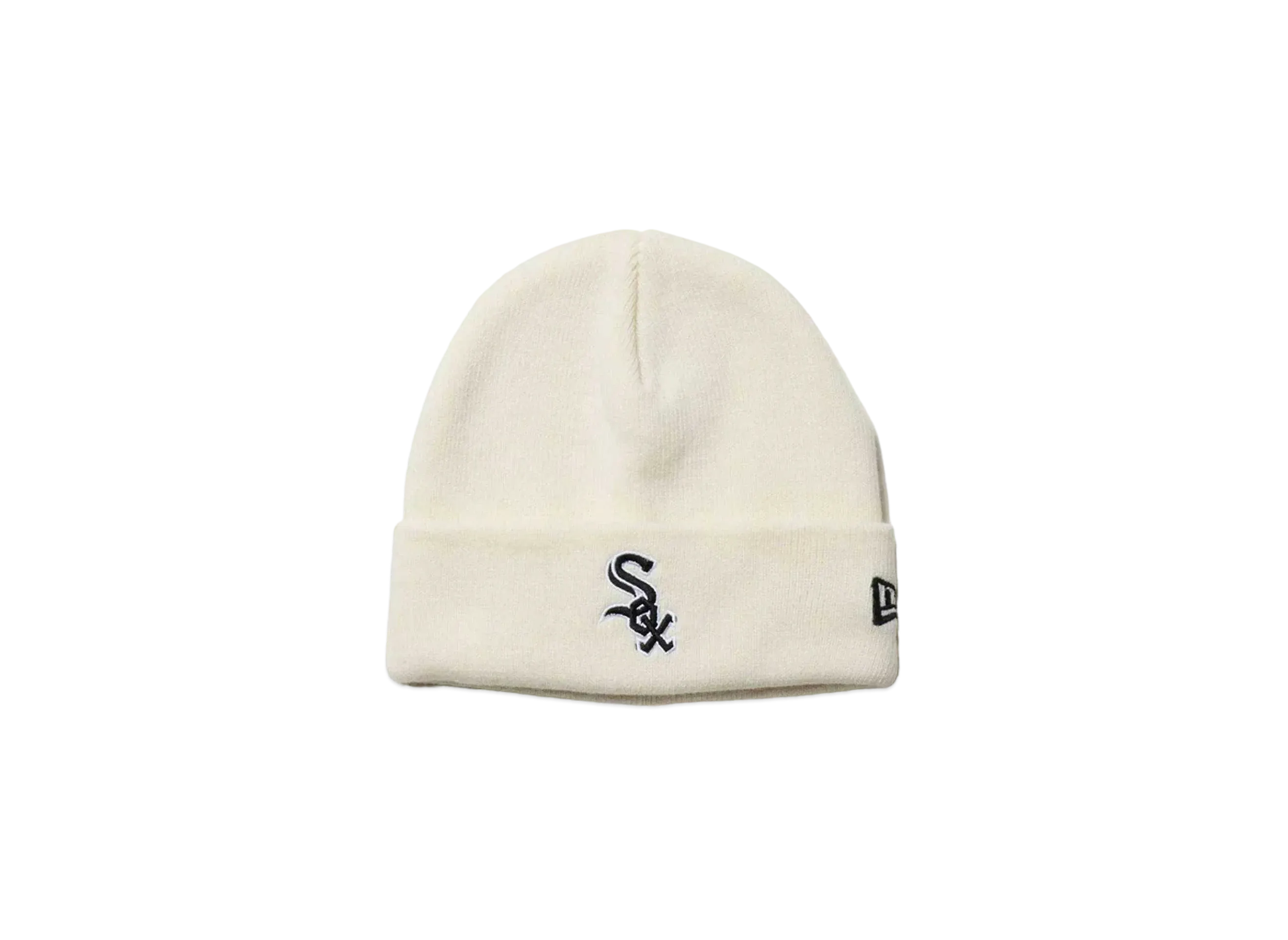 NEW ERA Kid's Basic Cuff Knit MLB Team Logo Chicago White Sox "Off White"