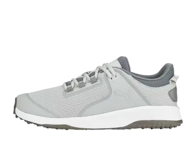 Puma Golf Fusion Grip Rubber Sole "Flat Light Gray/Puma Silver/Quiet Shade"