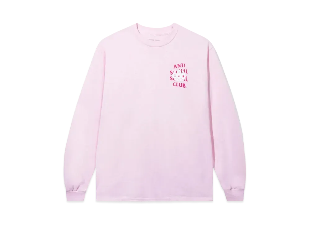 アンチソーシャルソーシャルクラブ x 686 オールマウンテン ロングスリーブ Tシャツ "ライトピンク"