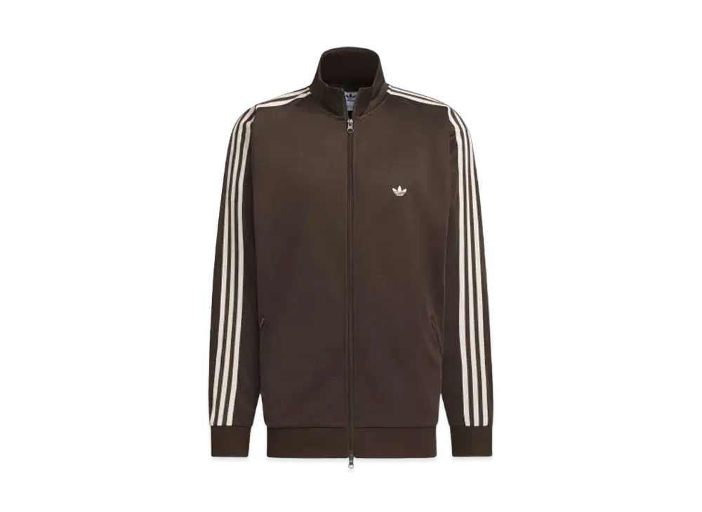 adidas Track Jacket Gender Neutral "Dark Brown/Wonder White"