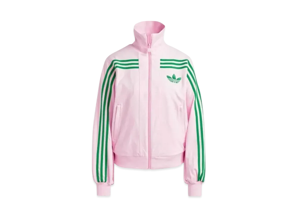 adidas 70s Velor Track Top "True Pink"