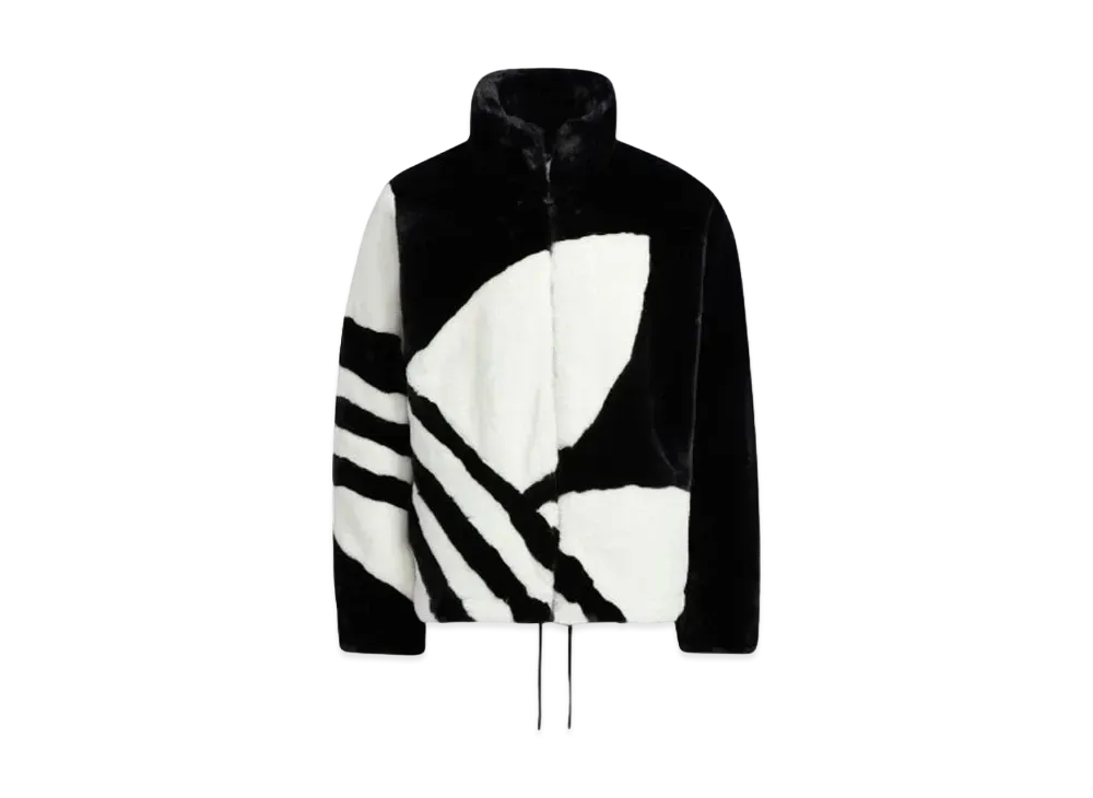 adidas Fur Track Jacket "Black/Off White"