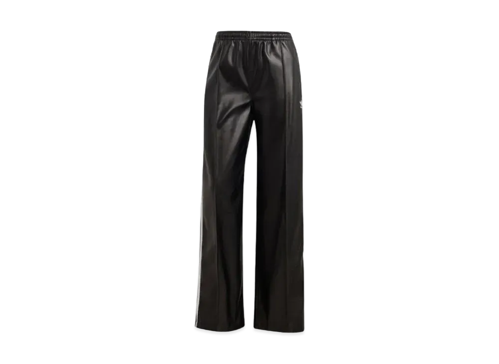 adidas Firebird Pleather Pants "Black"