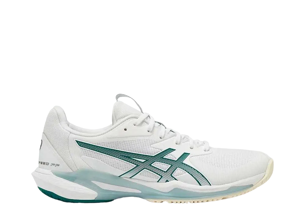 アシックス ウィメンズ ソリューション スピード FF 3 "ホワイト/ピッチグリーン"