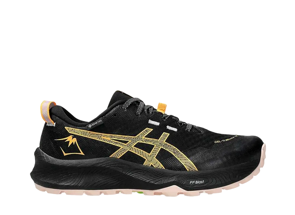 アシックス ウィメンズ ゲルトラブーコ12 ゴアテックス "ブラック/スタジアムオレンジ"