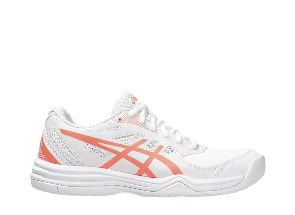 アシックス ウィメンズ コート スライド3 "ホワイト/サンコーラル"