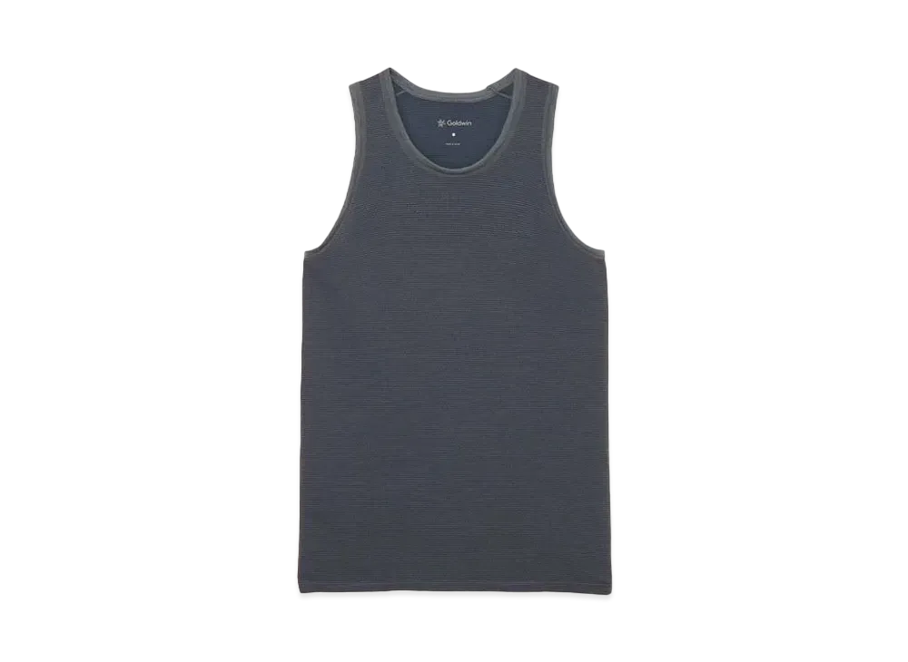 Goldwin Wool Blend Mesh Tank (C3 fit / Men's) "Dark Charcoal"
