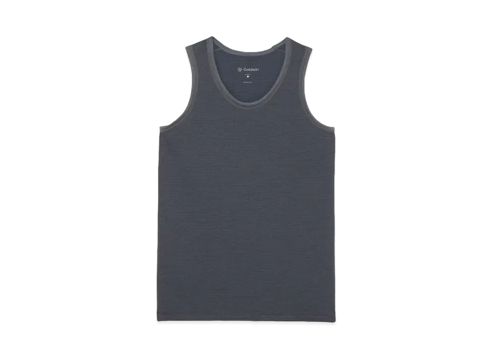 Goldwin Wool Blend Mesh Tank (C3 fit / Ladies) "Dark Charcoal"
