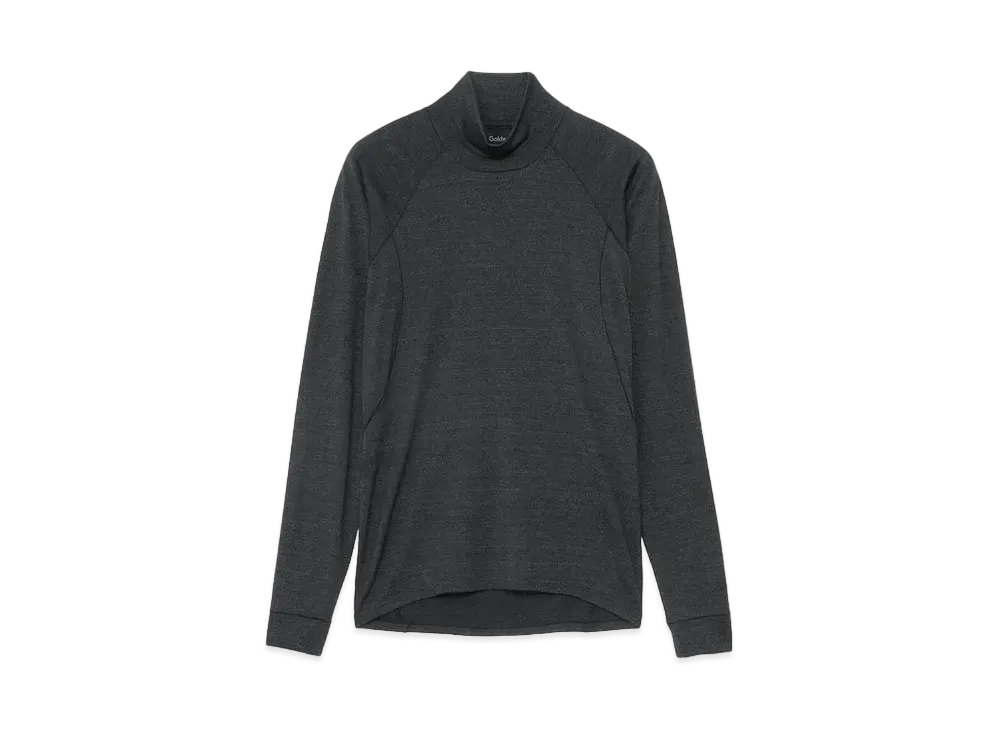 Goldwin Wool Turtleneck Long Sleeve (C3 fit / Men's) "Black"