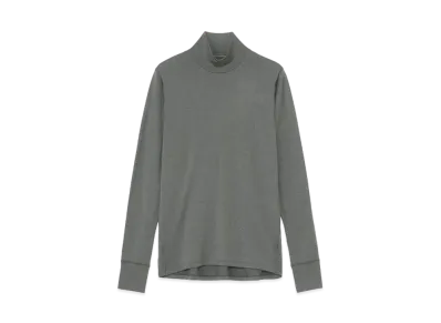 Goldwin Wool Turtleneck Long Sleeve (C3 fit / Ladies) "Mix Charcoal"
