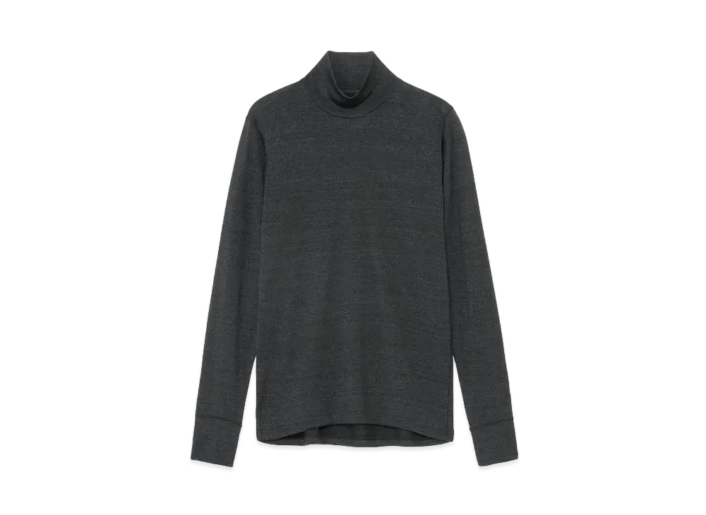 Goldwin Wool Turtleneck Long Sleeve (C3 fit / Ladies) "Black"