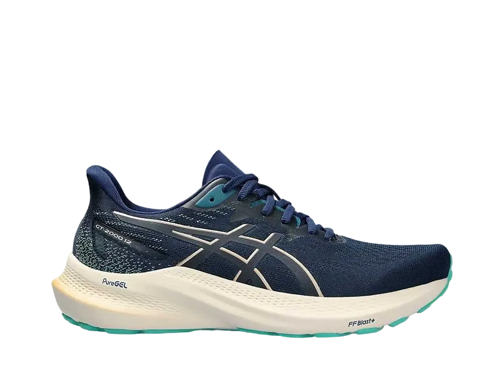 アシックス ウィメンズ GT2000 12 "ブルーエクスパンス/シャンパン"